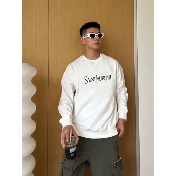 トレーナー 柔軟裏毛 ベーシック設計 通年対応 新作 SAINT LAURENT イヴ・サンローラン コピー