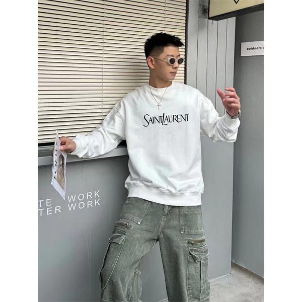 トレーナー 柔軟裏毛 ベーシック設計 通年対応 新作 SAINT LAURENT イヴ・サンローラン コピー