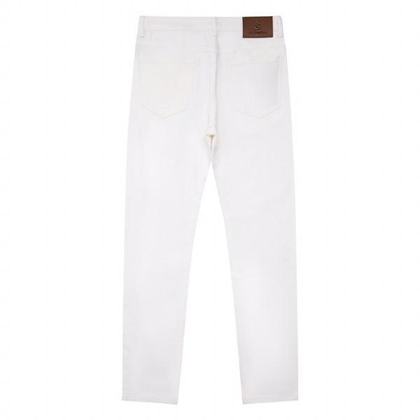 刺繍 デニムパンツ 立体縫製 ストレート 注目新作 SAINT LAURENT イヴ・サンローラン コピー