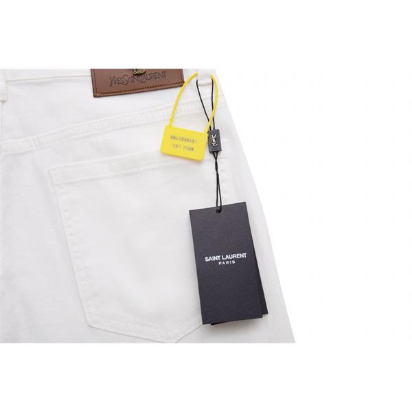 刺繍 デニムパンツ 立体縫製 ストレート 注目新作 SAINT LAURENT イヴ・サンローラン コピー