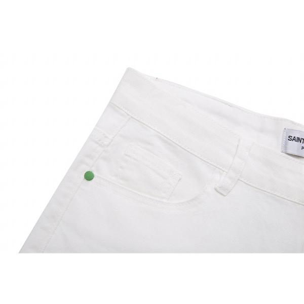 刺繍 デニムパンツ 立体縫製 ストレート 注目新作 SAINT LAURENT イヴ・サンローラン コピー