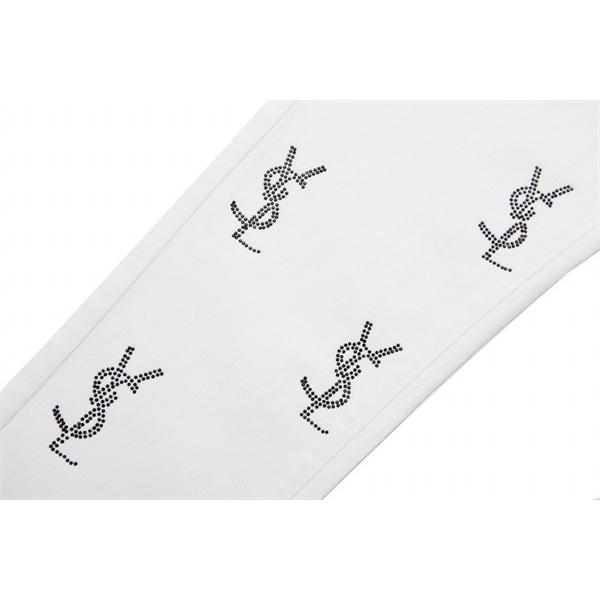 刺繍 デニムパンツ 立体縫製 ストレート 注目新作 SAINT LAURENT イヴ・サンローラン コピー