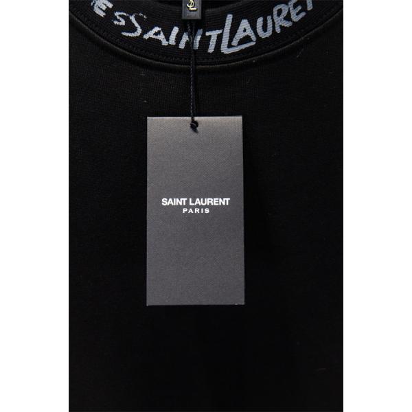 SAINT LAURENT イヴ・サンローラン コピー プリント トレーナー 厚手 ミニマル スタイリッシュ 定番