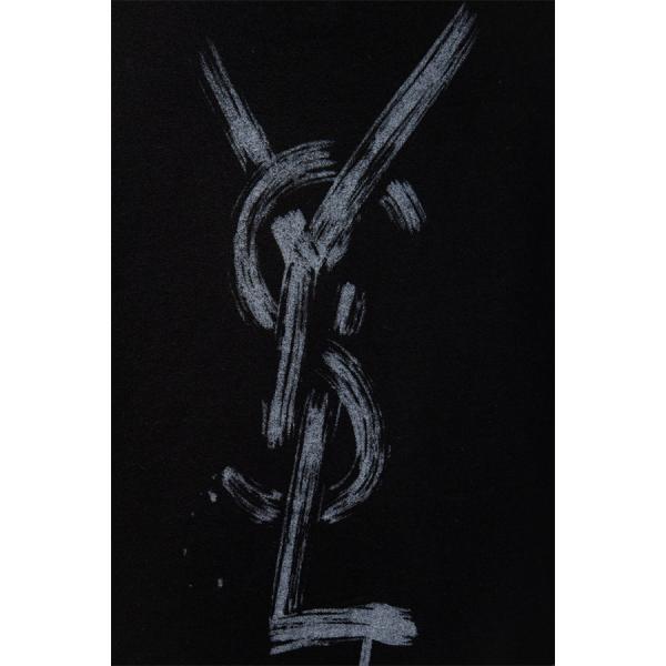 SAINT LAURENT イヴ・サンローラン コピー プリント トレーナー 厚手 ミニマル スタイリッシュ 定番