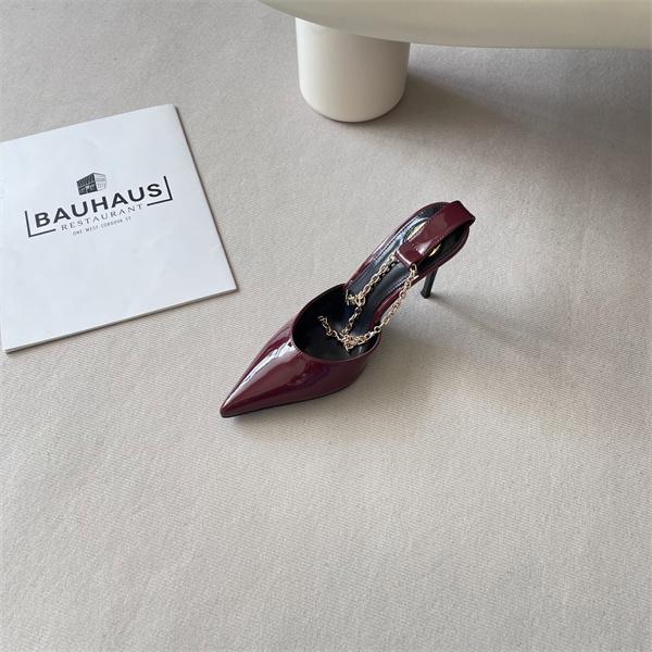 華やか演出 ハイヒール 光沢素材 8.0CMヒール 高級感漂う SAINT LAURENT イヴ・サンローラン コピー