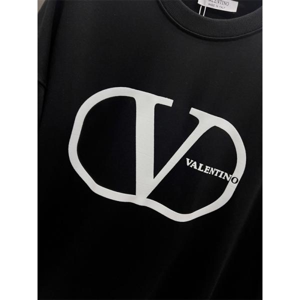 洗練 プリント トレーナー 柔軟裏毛  プレミアム VALENTINO ヴァレンティノ コピー