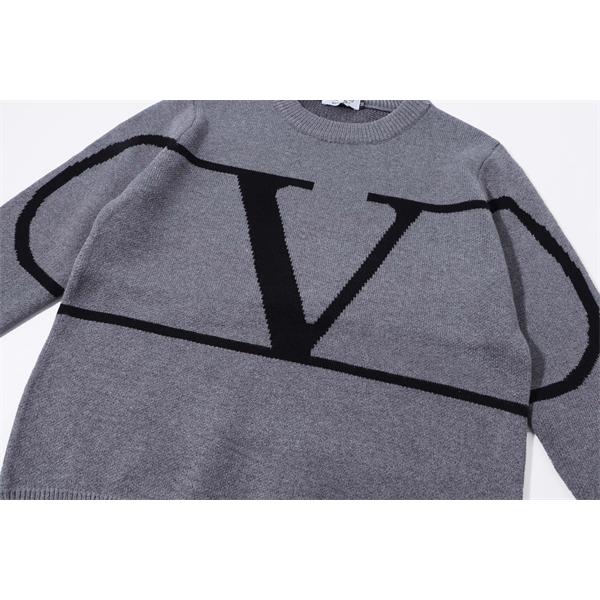 上品配色 VALENTINO ヴァレンティノ コピー ニット 保温素材 大人カジュアル 都会的印象