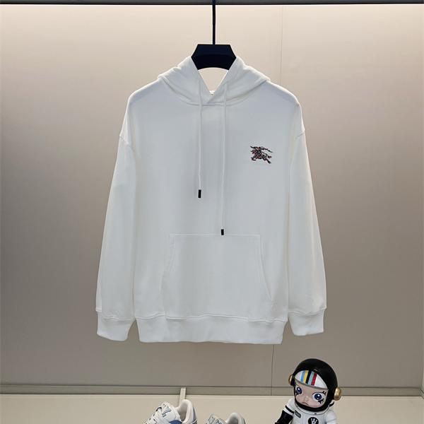 2026新作 上品 刺繍 BURBERRY バーバリー コピー パーカー 柔軟裏毛 ゆったり