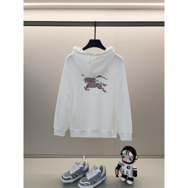 2026新作 上品 刺繍 BURBERRY バーバリー コピー パーカー 柔軟裏毛 ゆったり