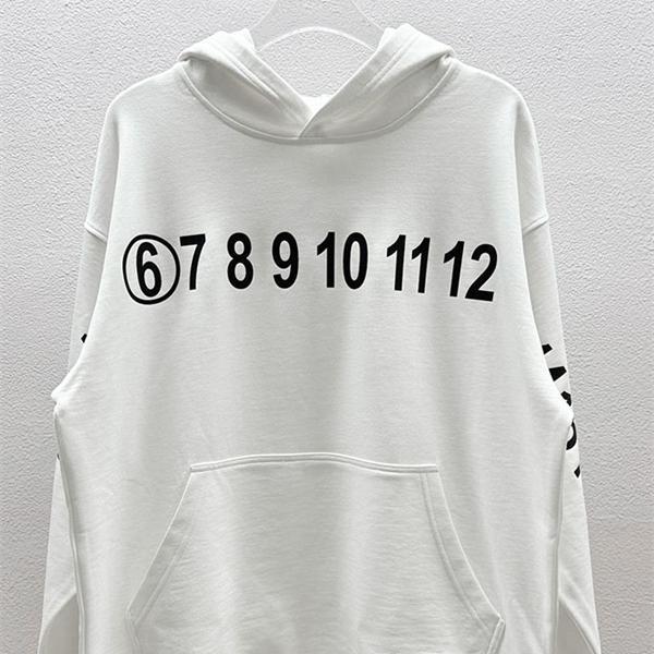 存在感抜群 プリント Maison Margiela メゾン マルジェラ コピー パーカー ゆったり 軽量素材