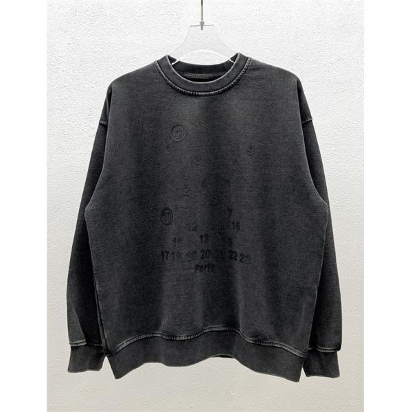 2026新作 刺繍 Maison Margiela メゾン マルジェラ コピー パーカー ゆったり設計 古着感 モード系