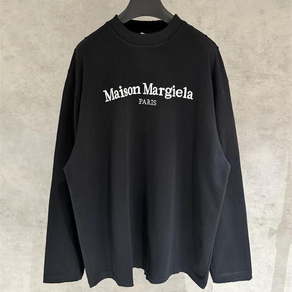Maison Margiela メゾン マルジェラ コピー 上質素材 刺繍 長袖Tシャツ 軽量設計 シンプル 定番人気