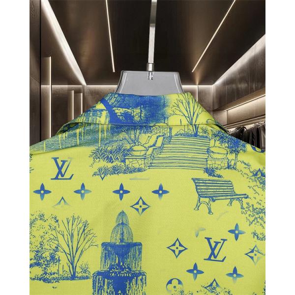 LOUIS VUITTON ルイヴィトン コピー 存在感抜群 プリント 半袖シャツ 軽量 通気性 2026春新作