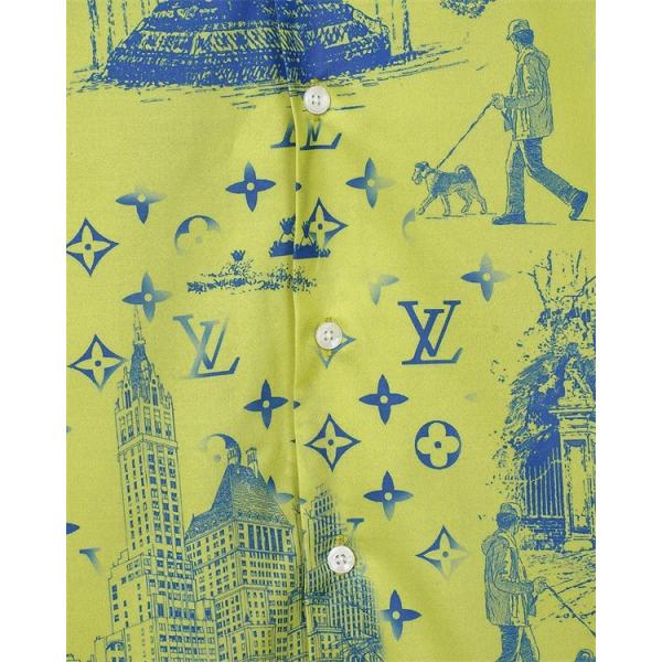 LOUIS VUITTON ルイヴィトン コピー 存在感抜群 プリント 半袖シャツ 軽量 通気性 2026春新作