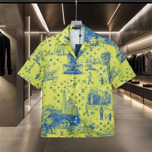 LOUIS VUITTON ルイヴィトン コピー 存在感抜群 プリント 半袖シャツ 軽量 通気性 2026春新作