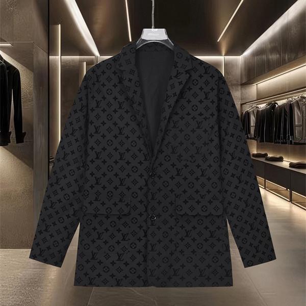 メンズ テーラードジャケット LOUIS VUITTON ルイヴィトン コピー 秋冬 カジュアル 総柄 高級感