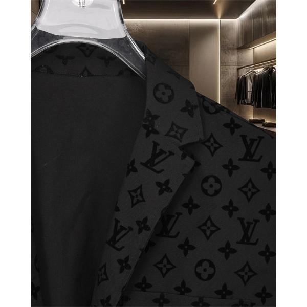 メンズ テーラードジャケット LOUIS VUITTON ルイヴィトン コピー 秋冬 カジュアル 総柄 高級感