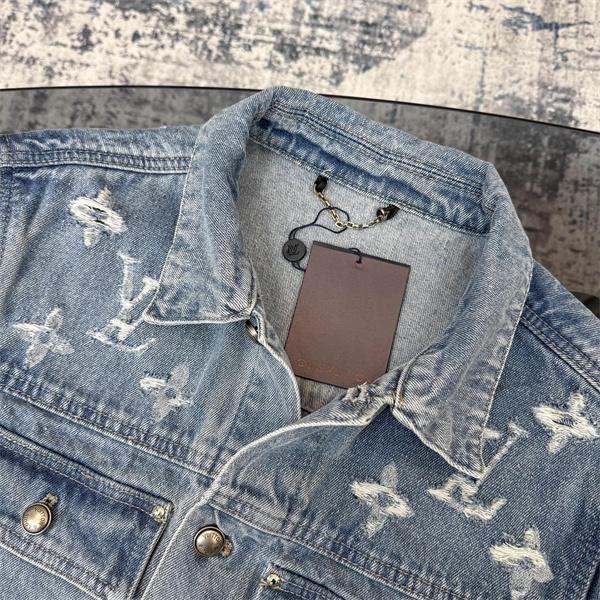 LOUIS VUITTON ルイヴィトン コピー デニムブルゾン 春秋 カジュアル おしゃれ ゆったり トレンド