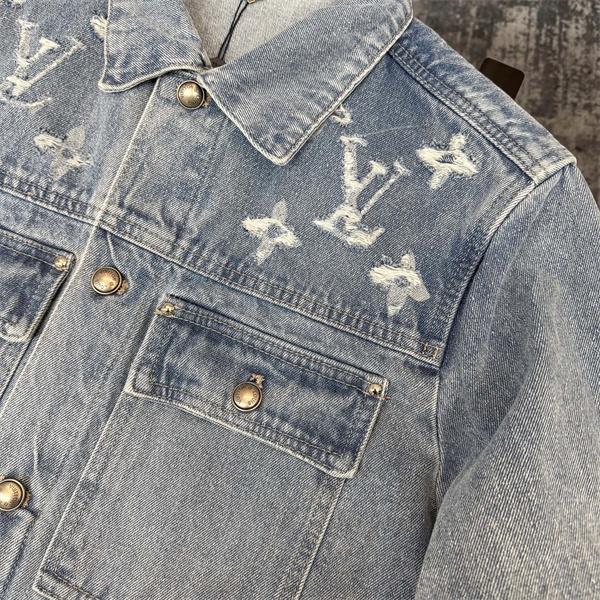 LOUIS VUITTON ルイヴィトン コピー デニムブルゾン 春秋 カジュアル おしゃれ ゆったり トレンド