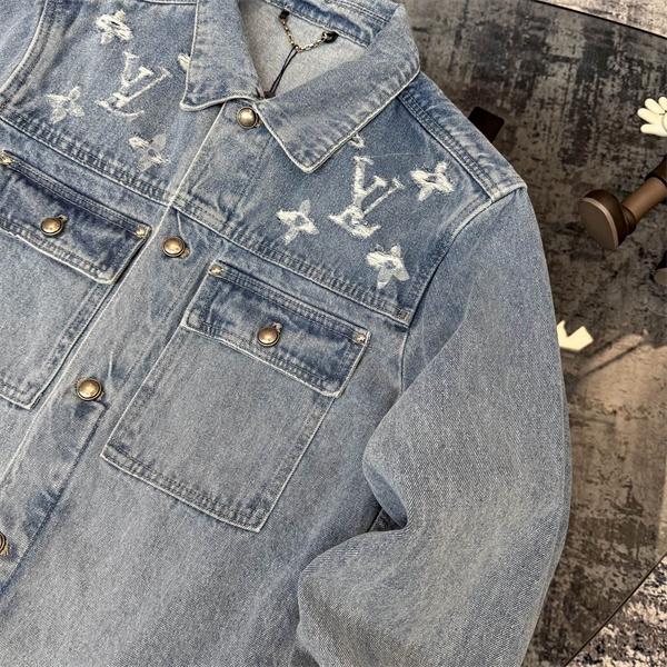 LOUIS VUITTON ルイヴィトン コピー デニムブルゾン 春秋 カジュアル おしゃれ ゆったり トレンド