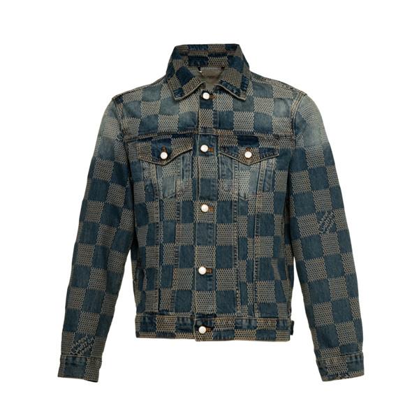 ジャン デニムジャケット 秋 春 厚手 ストリート 人気 定番 LOUIS VUITTON ルイヴィトン コピー