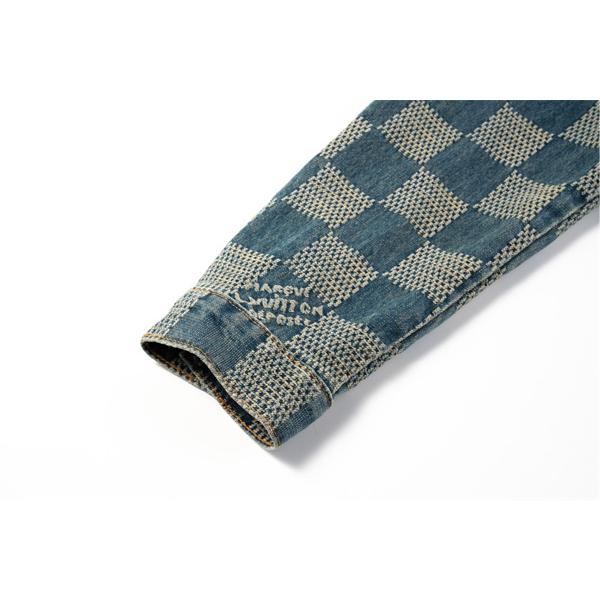 ジャン デニムジャケット 秋 春 厚手 ストリート 人気 定番 LOUIS VUITTON ルイヴィトン コピー