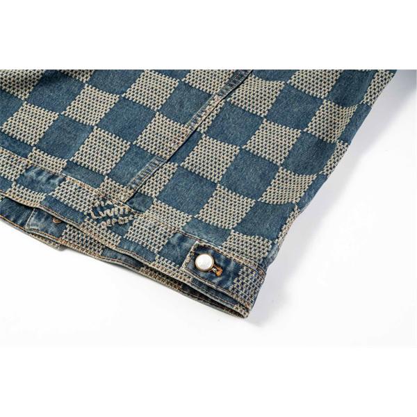 ジャン デニムジャケット 秋 春 厚手 ストリート 人気 定番 LOUIS VUITTON ルイヴィトン コピー