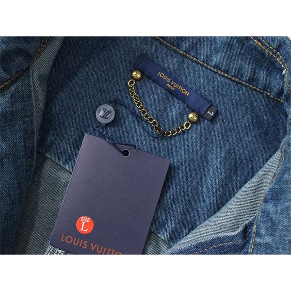 LOUIS VUITTON ルイヴィトン コピー メンズ デニムジャケット 春秋 ゆったり カジュアル 大きいサイズ