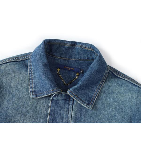 LOUIS VUITTON ルイヴィトン コピー メンズ デニムジャケット 春秋 ゆったり カジュアル 大きいサイズ