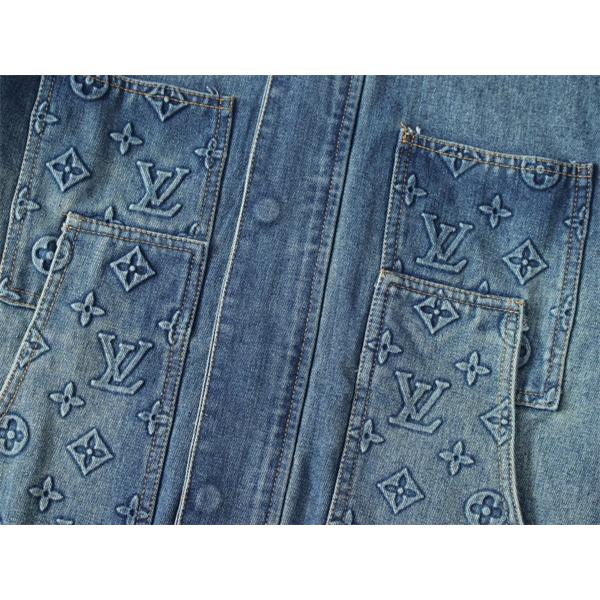 LOUIS VUITTON ルイヴィトン コピー メンズ デニムジャケット 春秋 ゆったり カジュアル 大きいサイズ