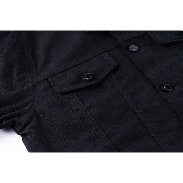 メンズ LOUIS VUITTON ルイヴィトン コピー デニムジャケット ブラック 秋 春 カジュアル シンプル