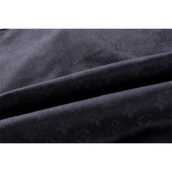 メンズ LOUIS VUITTON ルイヴィトン コピー デニムジャケット ブラック 秋 春 カジュアル シンプル