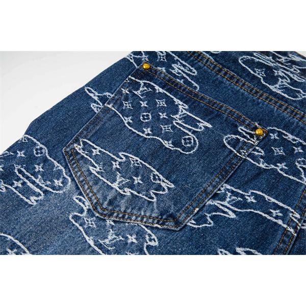 ジーンズ LOUIS VUITTON ルイヴィトン スーパーコピー デニムパンツ 春秋 カジュアルトレンド