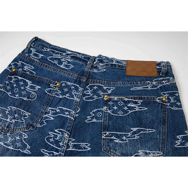 ジーンズ LOUIS VUITTON ルイヴィトン スーパーコピー デニムパンツ 春秋 カジュアルトレンド