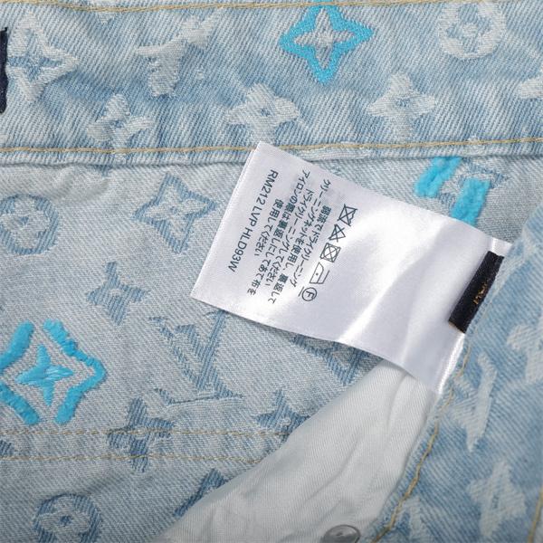 LOUIS VUITTON ルイヴィトン コピー デニムパンツ 春夏 ワイドジーンズ おしゃれ ゆったり