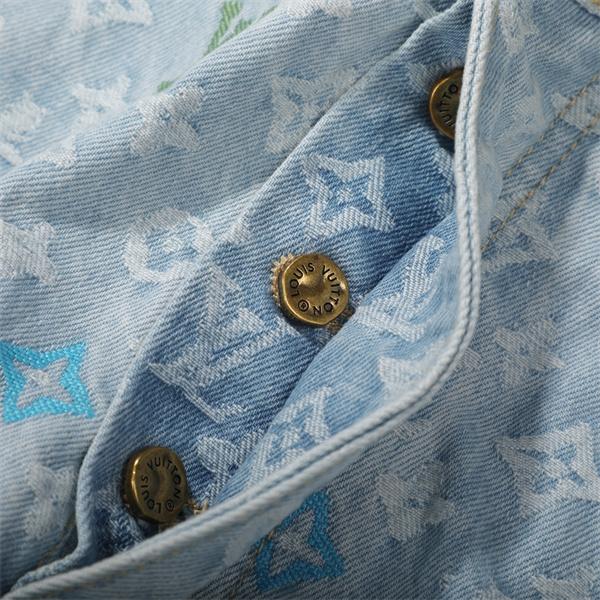 LOUIS VUITTON ルイヴィトン コピー デニムパンツ 春夏 ワイドジーンズ おしゃれ ゆったり