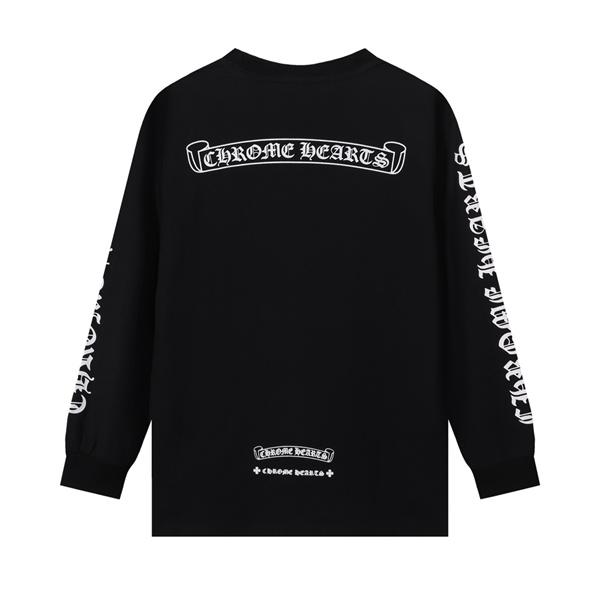 メンズ 長袖Tシャツ プリント 2026新作 存在感演出 人気 CHROME HEARTS クロムハーツ コピー