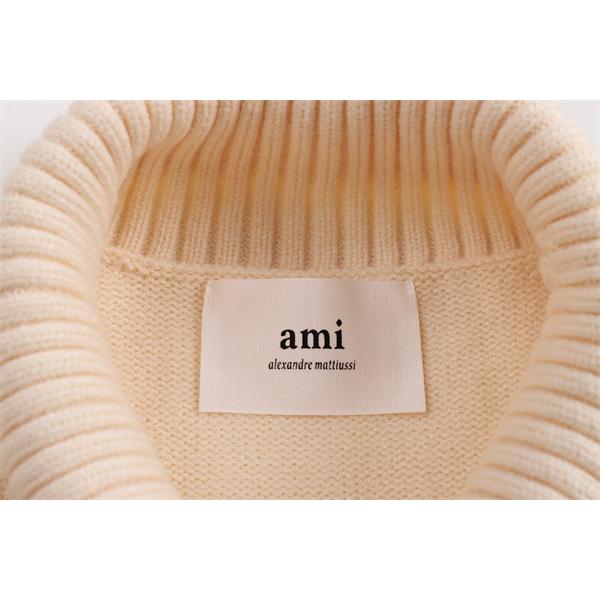 メンズ ニット セーター 無地 上品　秋冬新作 暖か快適 AMI PARIS アミ パリス スーパーコピー