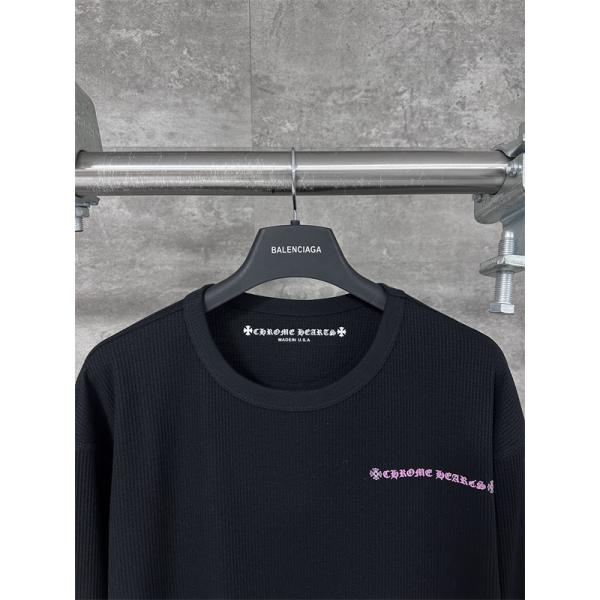 CHROME HEARTS クロムハーツ コピー 人気爆発 長袖Tシャツ プリント ストリート映え 2026新作