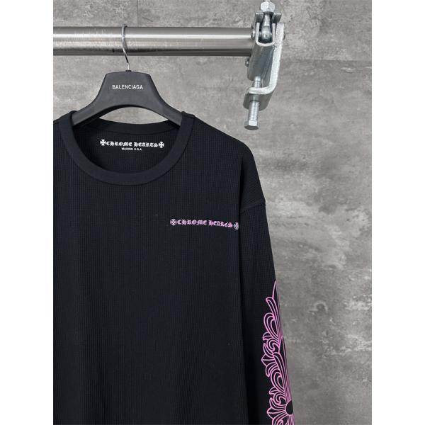 CHROME HEARTS クロムハーツ コピー 人気爆発 長袖Tシャツ プリント ストリート映え 2026新作