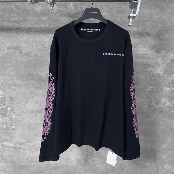 CHROME HEARTS クロムハーツ コピー 人気爆発 長袖Tシャツ プリント ストリート映え 2026新作