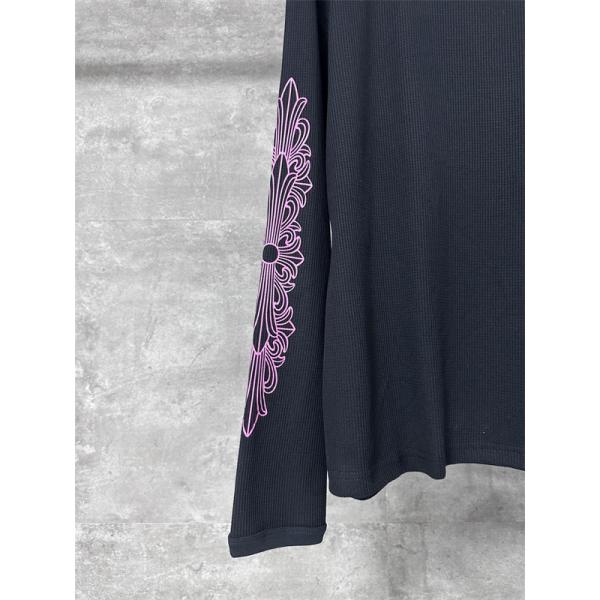 CHROME HEARTS クロムハーツ コピー 人気爆発 長袖Tシャツ プリント ストリート映え 2026新作