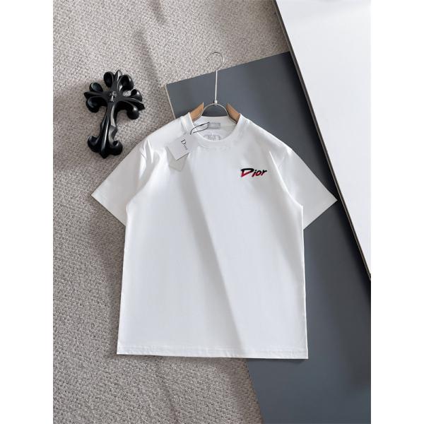 半袖Tシャツ プリント クルーネック ミニマル 2026春夏新作 DIOR ディオール スーパーコピー