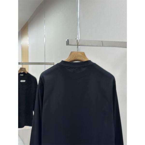 DIOR ディオール コピー 長袖Tシャツ ミニロゴプレート クルーネック シンプル洗練 2026新作