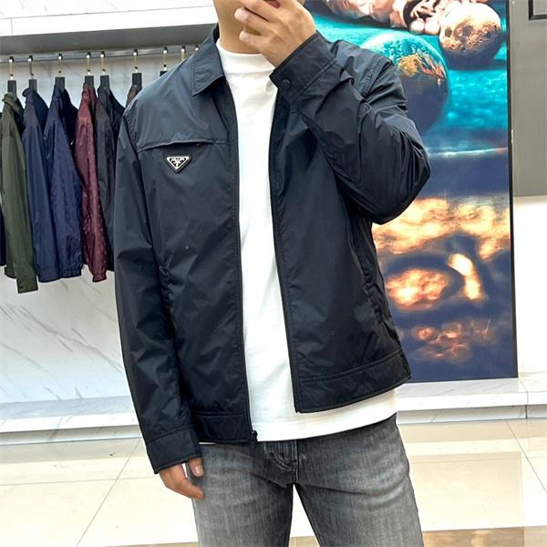 エレガントな雰囲気コレクションPRADA コピー プラダジャケットコピーモデルさん173-71.5㎏着用50サイズ