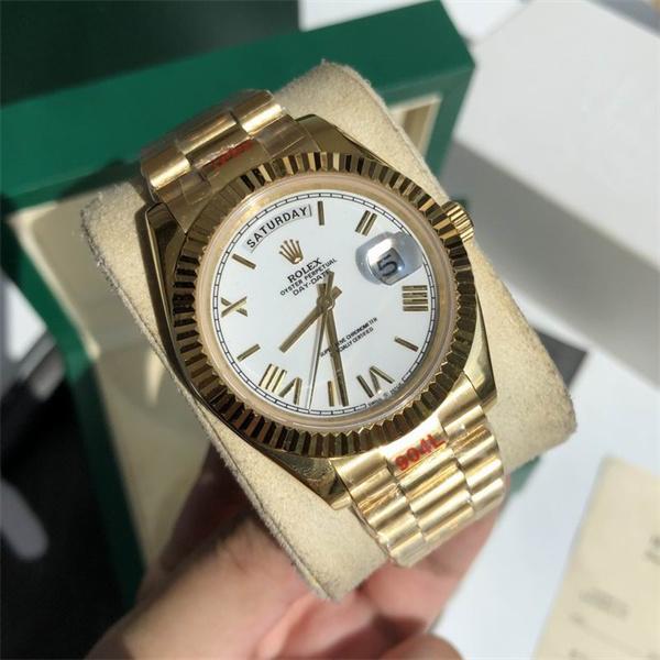 Rolex 41mm Day Date ロレックス デイデイト時計スーパーコピー2026人気色ビジネススタイル 男性用 通販ショッピング