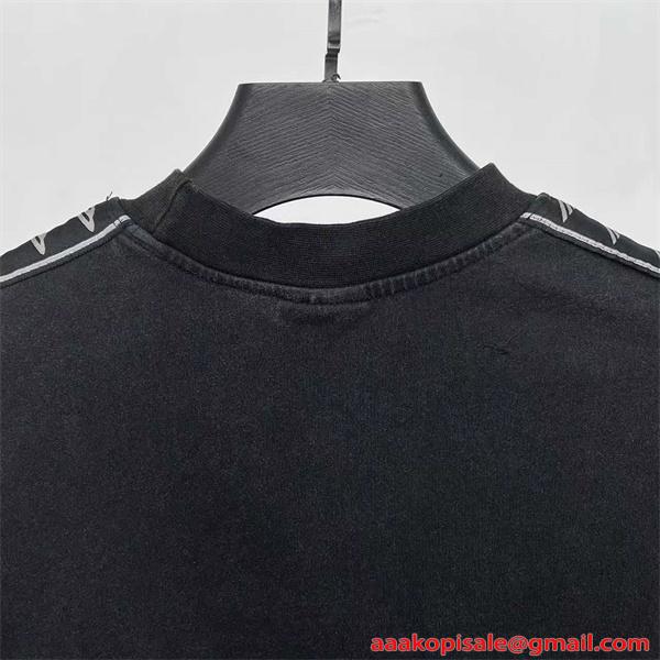 BALENCIAGA バレンシアガ コピー 半袖Tシャツ ヴィンテージ加工 オーバーサイズ トレンド仕様