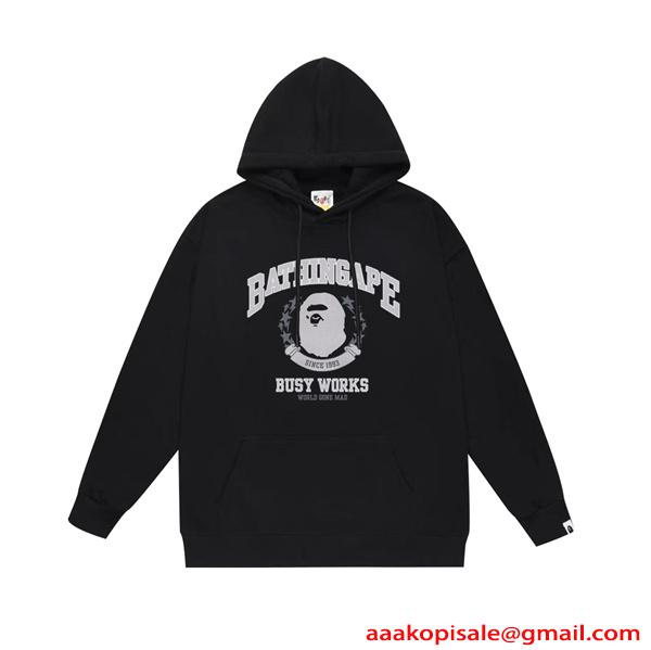 A BATHING APE BAPE プリント プルオーバーパーカー S | ME-CFS.NET