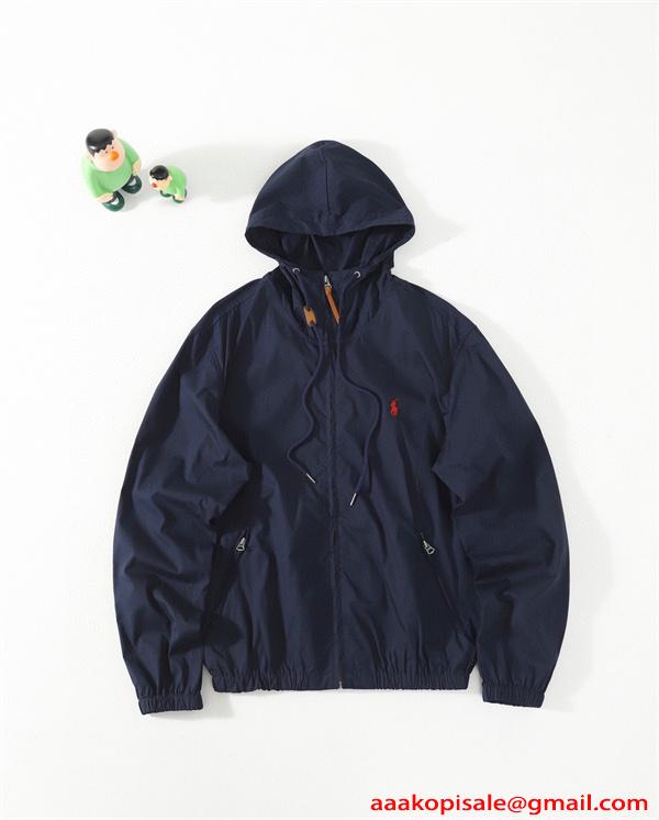 Polo Ralph Lauren ポロ ラルフローレン スーパーコピー ジャケット 軽量ナイロン ジップアップ ワンポイント刺繍 春秋新作