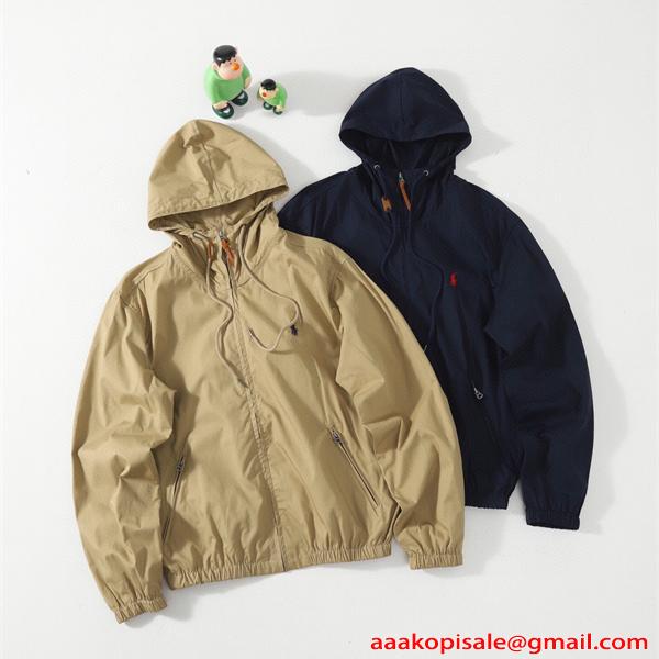 Polo Ralph Lauren ポロ ラルフローレン スーパーコピー ジャケット 軽量ナイロン ジップアップ ワンポイント刺繍 春秋新作